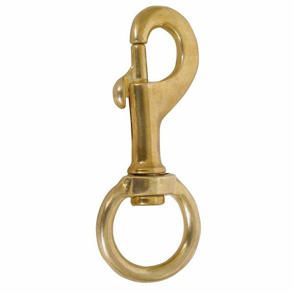 A & I Products CONNECTOR-LEASH-SWIVEL-SNAP-BRONZE 2.1" x4.8" x1.05" A-B1AB2232